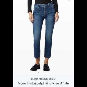 DL 1961 Mara InstaSculpt Straight Ankle Jeans 26